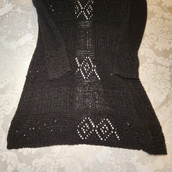 BCBG Maxazria Black Knit Sweater - Picture 11 of 15